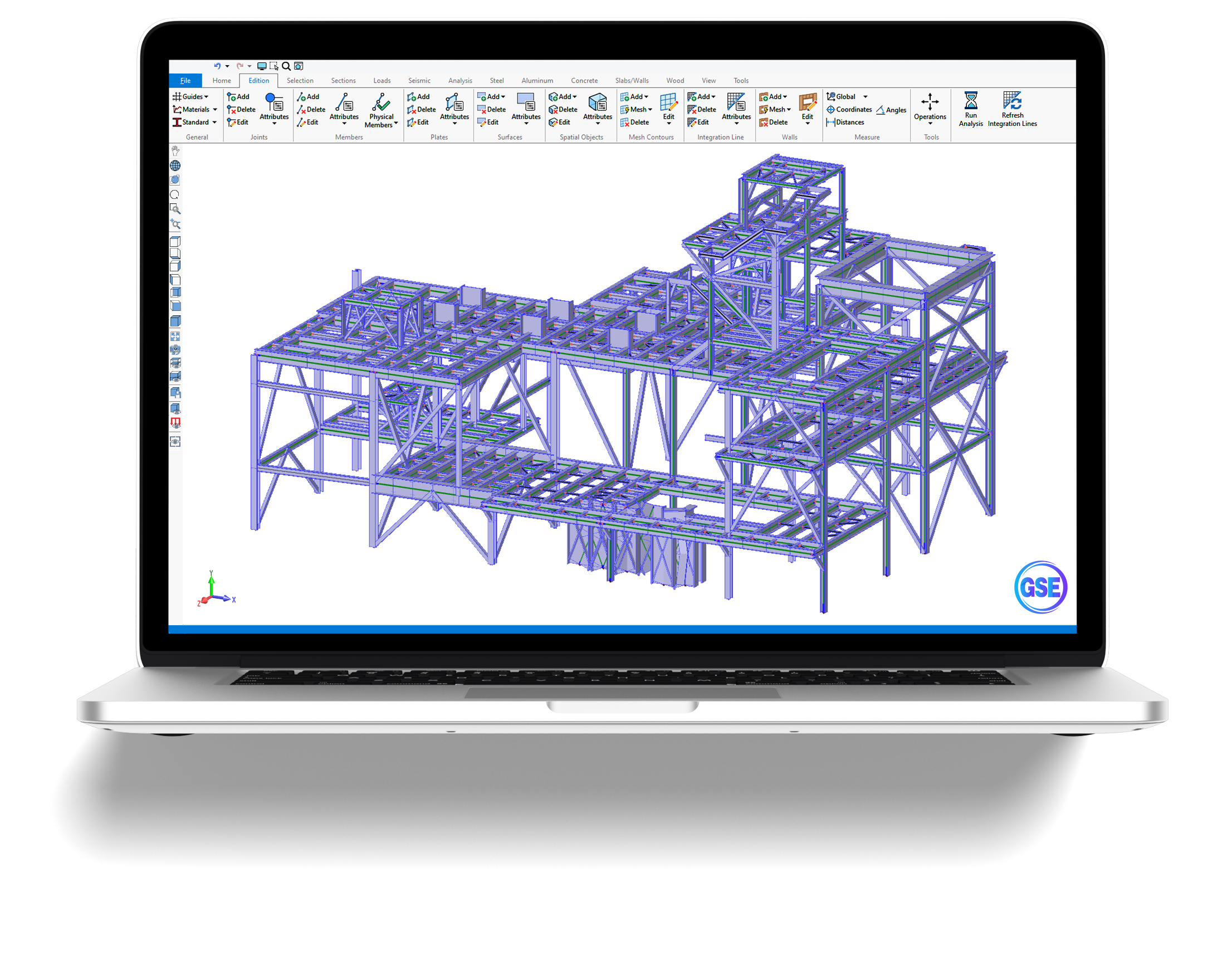 3D Structural Analysis and Design Software - GSE Software