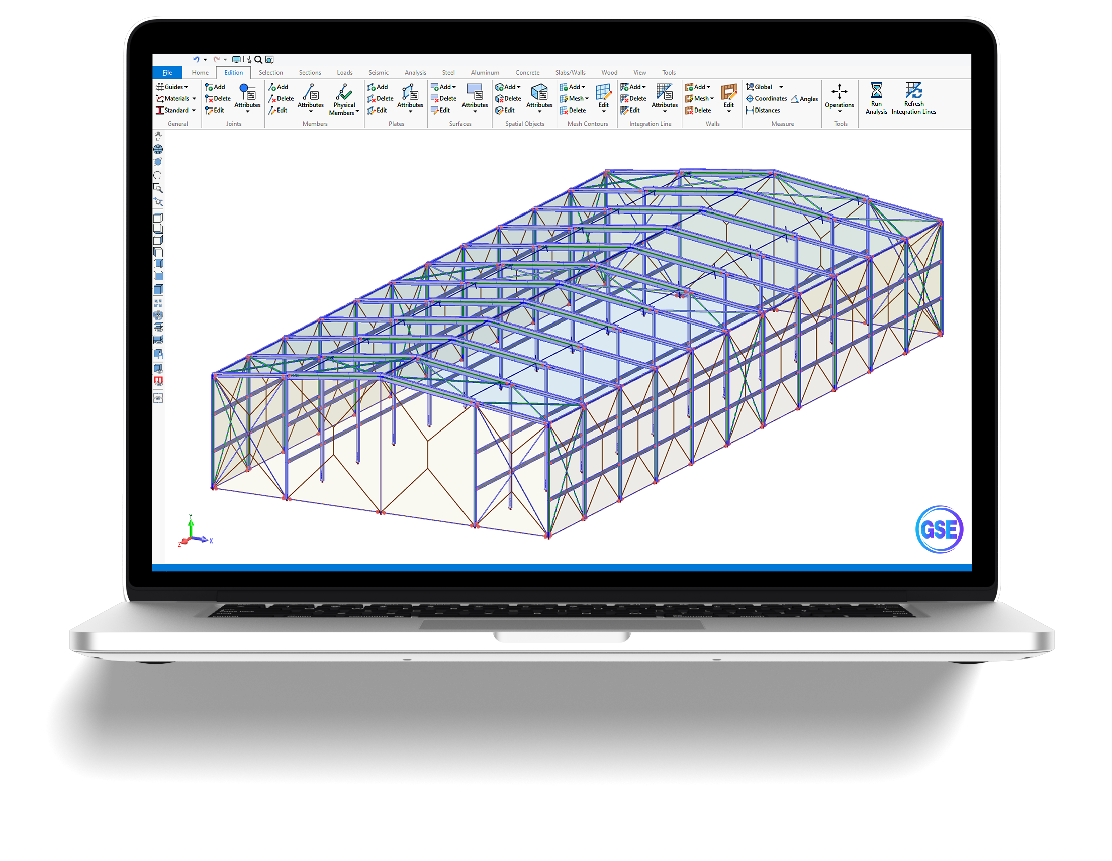 GSE Aluminum 3D Structural Analysis and Design