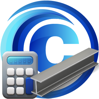 Logo Steel Calculator, logiciel de calcul de poutres et de poteaux en acier