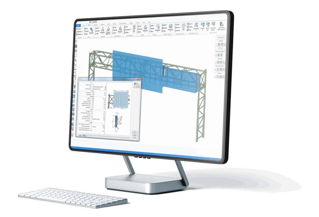 Highway Sign Structures Analysis, Design and Evaluation Software (ASD & LRFD)