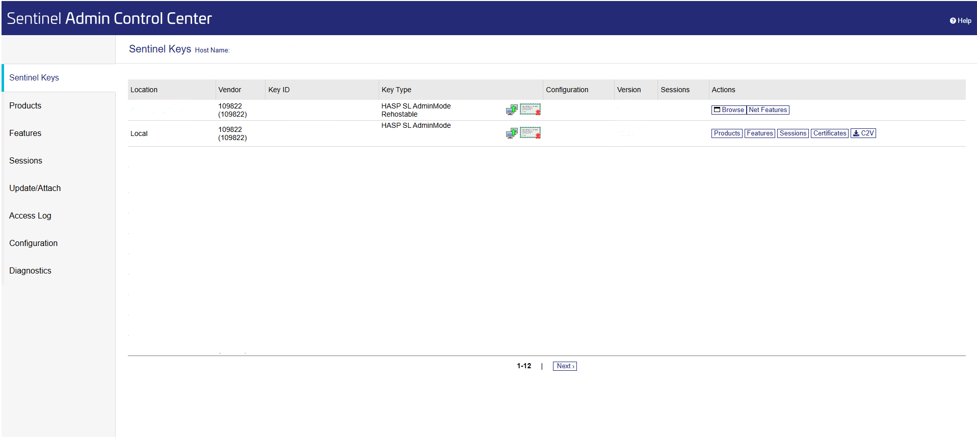 Sentinel Admin Control Center - SAFI